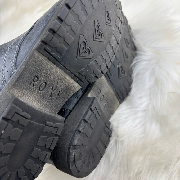 ROXY SEATTLE LACE UP COMBAT BOOTS SIZE 8.5 WOMANS - Picture 8 of 11